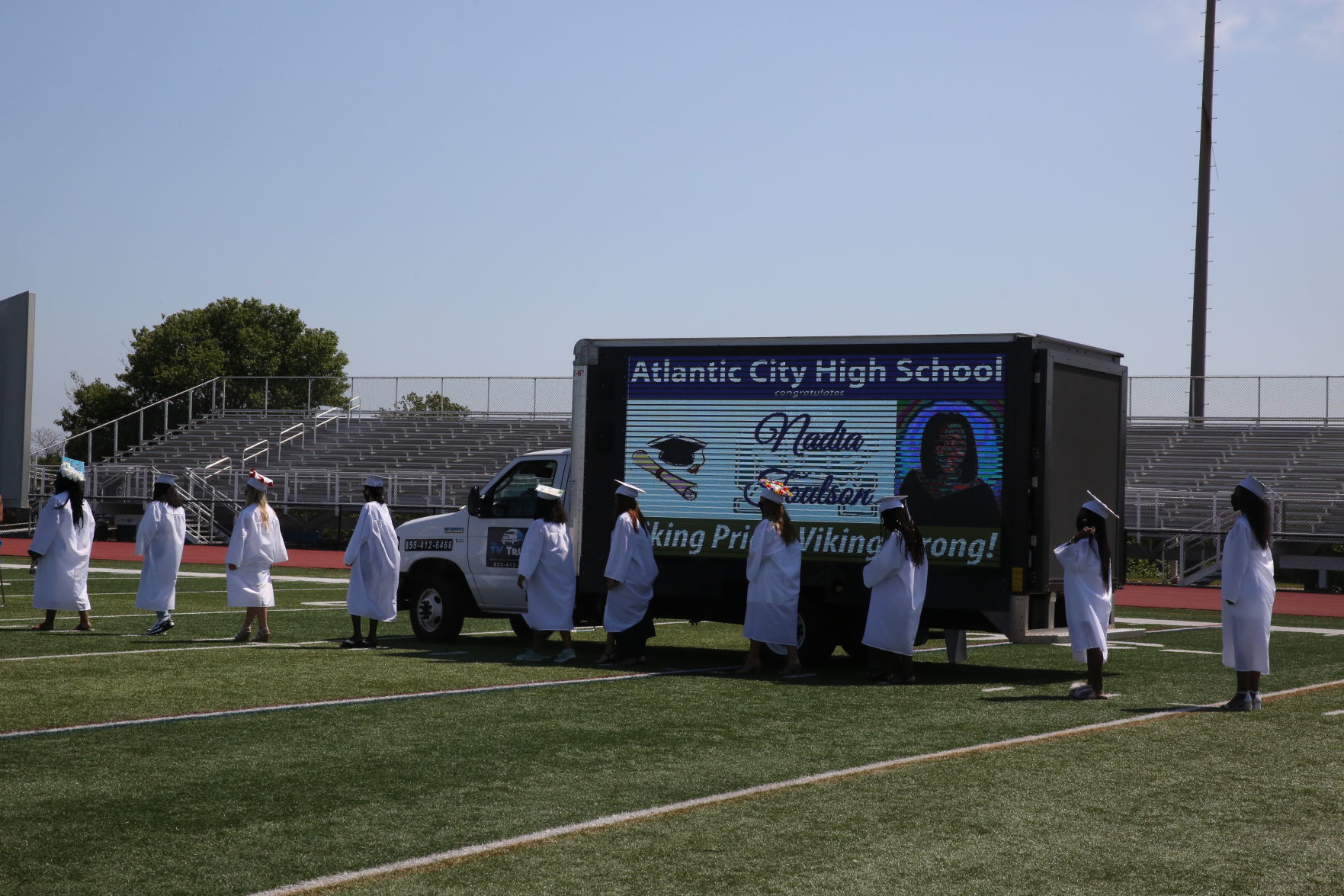 Atlantic City High School 2020 graduation. Wednesday, July 8, 2020.